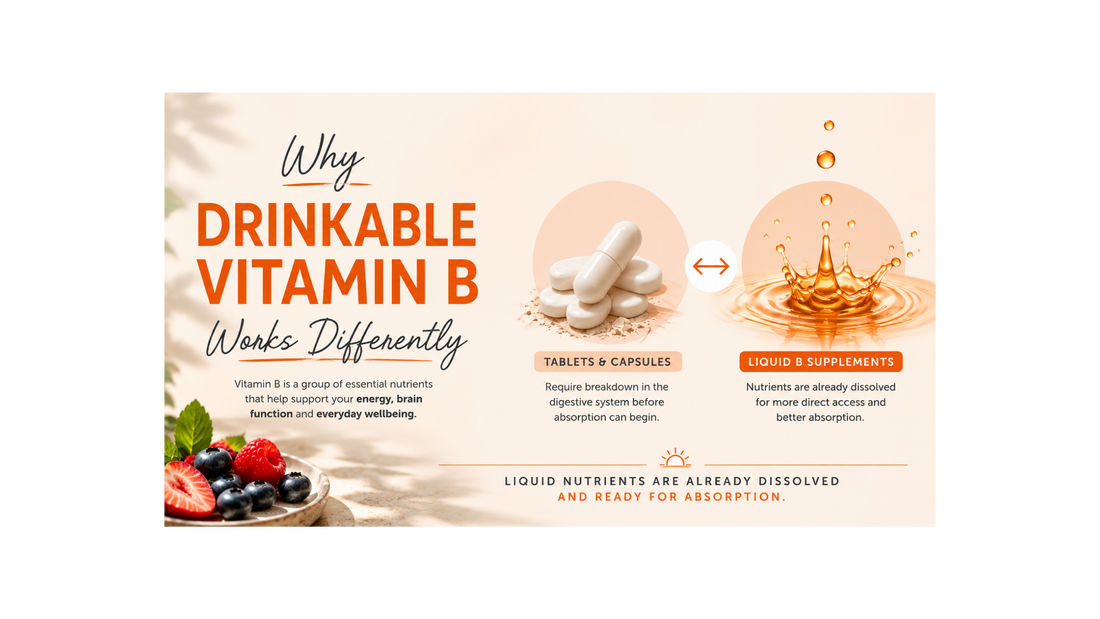 Why Drinkable Vitamin B Works Differently