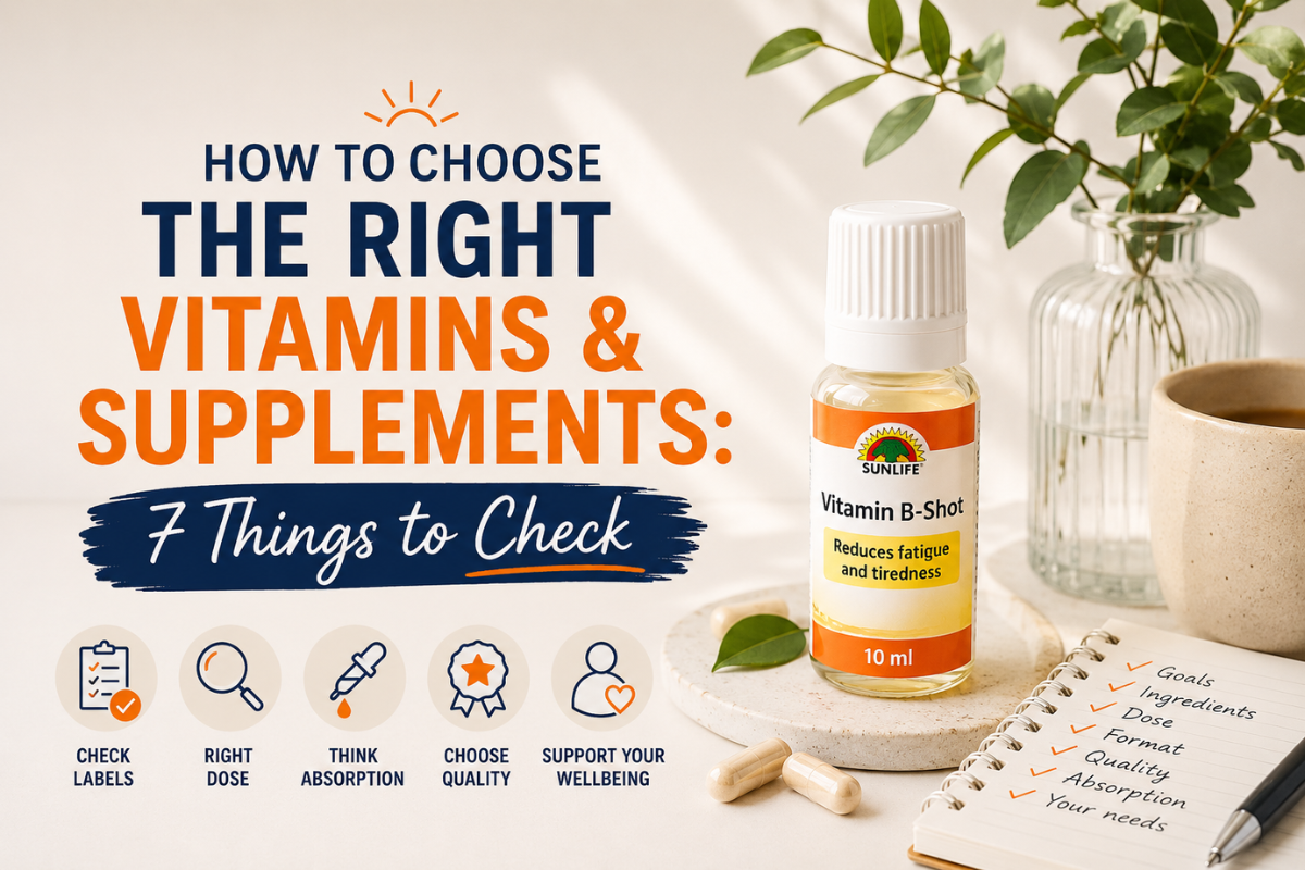 How to Choose the Right Vitamins and Supplements: 7 Things to Check